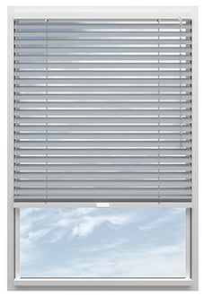Purity, Satin Anchor Grey - Stick Fit Venetian Blind